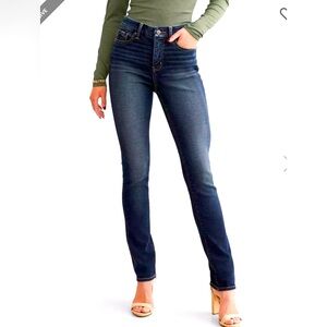 Buckle Women's Straight Leg Jeans - Dark Blue